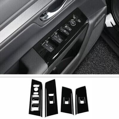 #ad For Honda CR V CRV 2023 2024 Black Interior Window Lift Switch Panel Cover Trim $29.42