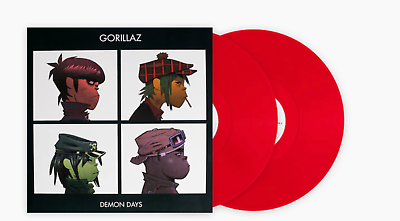 #ad Gorillaz : Demon Days Exclusive Limited Half Speed Red Vinyl 2LP NEW SEALED $62.99