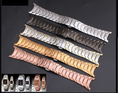 #ad Tungsten steel men women Bracelet Band strap compatible with RADO JUBILE 6027g $55.00