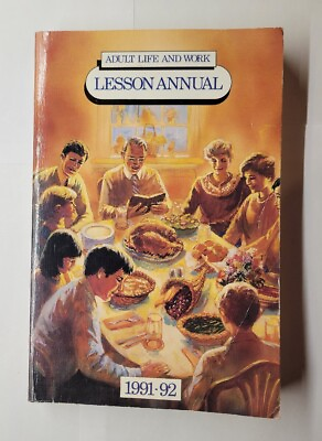 #ad Adult Life and Work Lesson Annual vintage 1991 92 Paperback $14.99