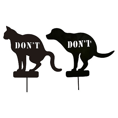 #ad Yard Signs No Pooping Dog Signs For Yard Pet Cat Garden Signs No Poop Signs $14.14
