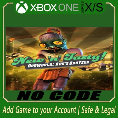 #ad Oddworld: New #x27;n#x27; Tasty Xbox One Series XIS No Code No Disc $4.99