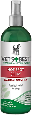 #ad Vet’S Best Dog Hot Spot Itch Relief Spray Relieves Dog Dry Skin Rash Scratch $32.99