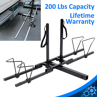 #ad New 2 Bike Bicycle Carrier Hitch Receiver 2#x27; Heavy Duty Mount Rack Truck SUV $55.00