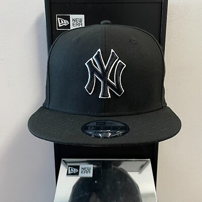 #ad MLB New York Yankees 9FIFTY Adjustable Snap Back New Era Cap Black $33.30
