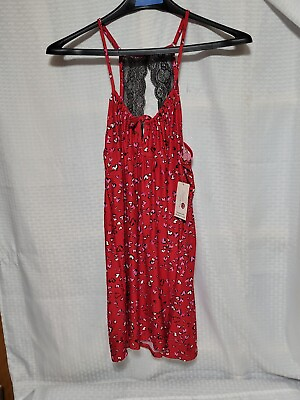 #ad Nwt Secret Treasures Nightgown Red Pink White Hearts large $12.00