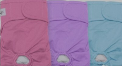 #ad #ad Reusable Female Dog Diapers Pack of 3 Washable Wraps Female Dog XL 24quot; 31quot; $12.95