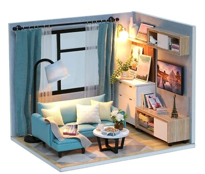 #ad DIY Miniatures Apartment Corner Corner of living room Ship Fast $17.99