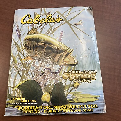 #ad Cabela#x27;s 2000 Spring Hunting Fishing Outdoor Gear Lot $12.00