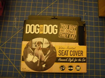 #ad DOG FOR DOG WATER RESISTANT HAMMOCK SEAT COVER FOR CAR 56quot; X 54quot; NEW IN BOX $24.99