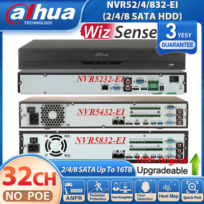 #ad ✅NEW US Stock Dahua NVR5232 EI 32CH 2 4 8 SATA NVR SMD Network Video Recorder $348.65