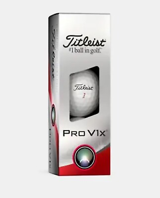 #ad Titleist 2023 PRO V1X Golf Balls New Sleeve 3 Balls $14.95