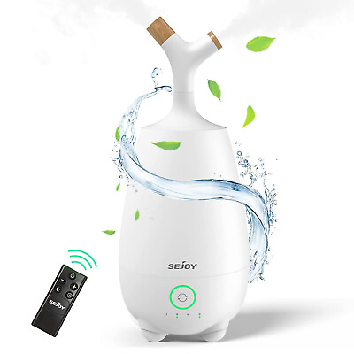 #ad Humidifiers for Large Room 5L Ultrasonic Cool Mist Top Fill Air Humidifier White $29.98