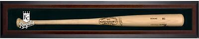 #ad Royals Logo Brown Framed Single Bat Display Case Fanatics $127.49