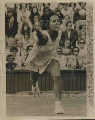 #ad 1971 Press Photo Evonne Goolagong Defeated Kris Kemmer in the Tennis Match $17.99