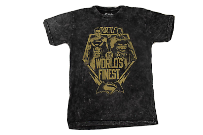 #ad Dawn of Justice Mens Batman vs Superman Battle Of The World#x27;s Finest Shirt NWT S $9.99