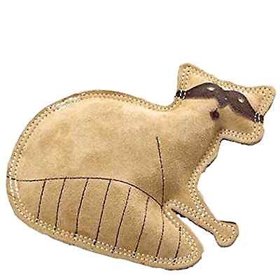 #ad Dura Fused Leather Raccoon Pet toy $22.00