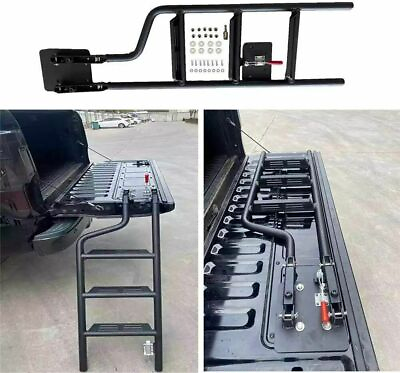#ad Universal Foldable Tailgate Ladder Fits for Mazda BT 50 J97M 2006 2011 Foot Step $249.00