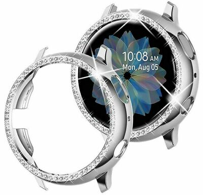 #ad Samsung Galaxy Watchband Compatible Active 2 Crystal Case 40mm Goton $13.99