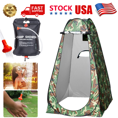 #ad Portable Outdoor Instant Pop Up Tent Privacy Camping Shower Toilet Changing Room $28.59