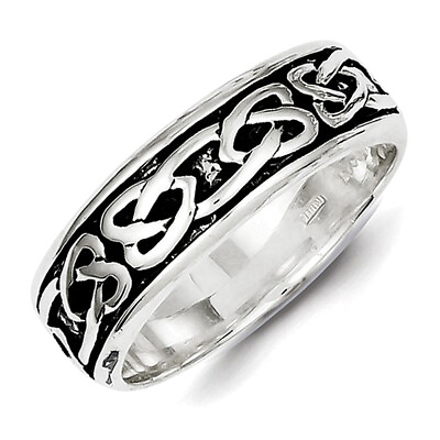 #ad Sterling Silver Design Ring QR1958 $61.99