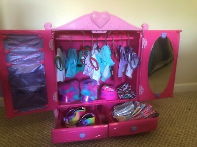 #ad Build A Bear Closet Fashion Case Pink with Clothes etc Sloth BAB Bunny BAB $135.00