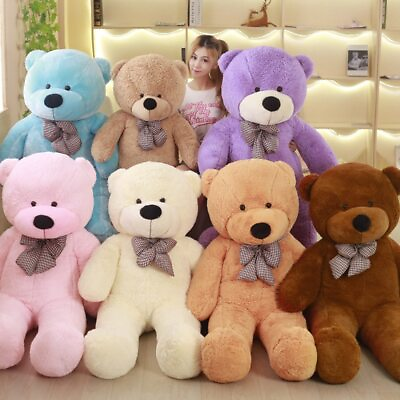 #ad 60 200CM 7 Colors Cheap Unstuffed Empty Plush Teddy Bear Toy For Friend Gift $18.15