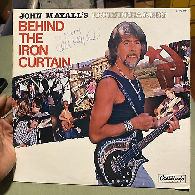 #ad BEHIND THE IRON CURTAIN JOHN MAYALLS BLUESBREAKERS Autographed Coco Montoya $75.00