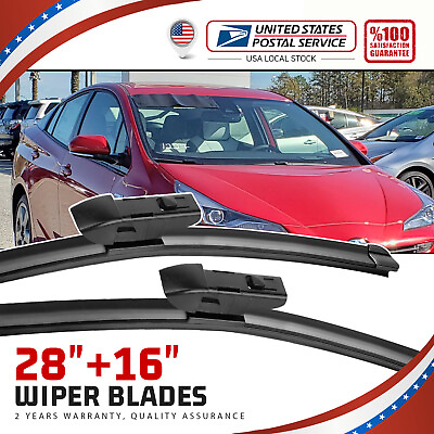 #ad For 2016 2022 Toyota Prius OEM Front Leftamp;Right Windshield Wiper Blades 28quot;16quot; $12.69