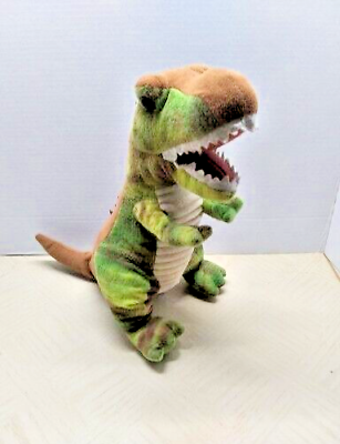 #ad Hug Fun 17” T Rex Dinosaur Plush Green amp; Brown $10.00