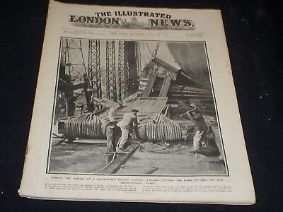 #ad 1912 OCTOBER 19 ILLUSTRATED LONDON NEWS MAGAZINE PARIS WORKERS O 13393 $50.24