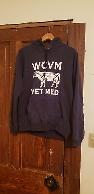 #ad WCVM VET MED sweatshirt size medium $15.00