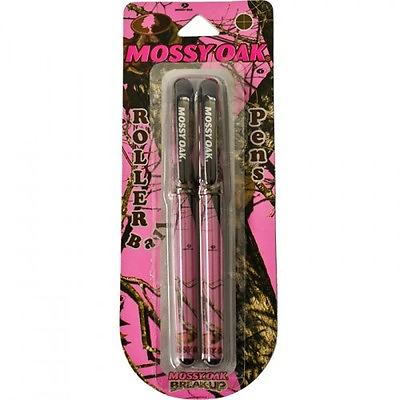 #ad Mossy Oak Pink Camouflage Camo Rollerball Pens Set of 2 $5.95
