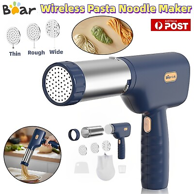#ad Bear Kitchen Noodle Maker Machine Wireless Electric Pasta Press Spaghetti Cutter AU $29.99