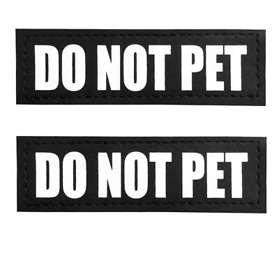 #ad Do Not Pet Dog Patches Reflective Removable Dog Tags for Service Vest Dog Ha... $14.66