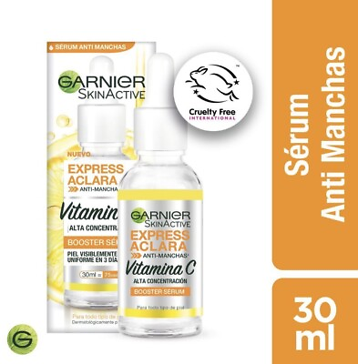 #ad Garnier Skin Active Vitamin C Express Aclara Anti Manchas Booster Serum $23.00
