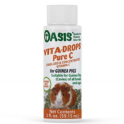 #ad OASIS #80254 Vita Drops Pure C for Guinea Pig 2 Ounce Packaging may vary $7.95