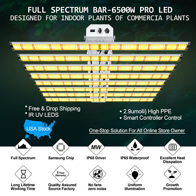 #ad 640W Samsung LED✅Full Spectrum LED Grow Light UVIR ✅ Dimmable Lamp Veg Flower $399.49