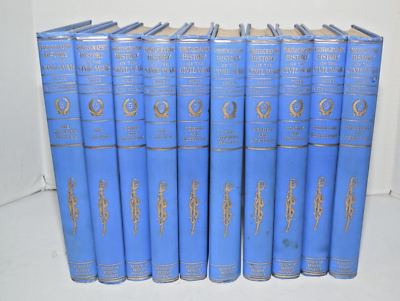 #ad Antique 1911 10 Volume Set The Photographic History of the Civil War $499.95