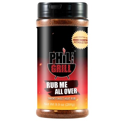 #ad Phil the Grill Smoky Sweet Heat BBQ Rub 9.9 oz $16.61