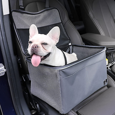 #ad A4Pet Small Dog Car Seat Puppy Pet Car Booster Seats Doggie Portable Oxford Br $31.24