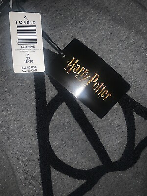 #ad Torrid Woman’s Harry Potter Long Sleeve Black And Gray Shirt $35.00