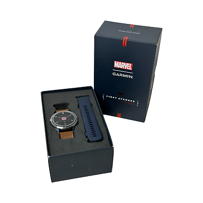 #ad Garmin Legacy Hero Series First Avenger Smartwatch Marvel Captain America $149.99