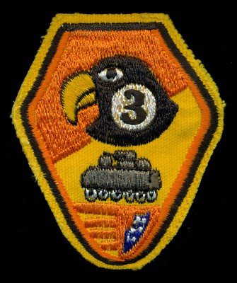 #ad US Army 3rd Brigade 101st Airborne Division Armored Det Vietnam Patch S 5 $15.00