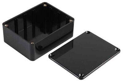 #ad MULTICOMP Black ABS Box with Lid 178x122x74mm $29.95