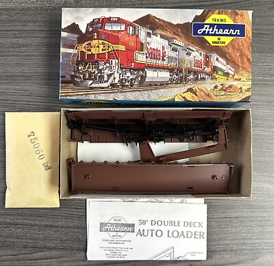 #ad Athearn HO Kit #1485 50’ Double Deck Autoloader Union Pacific 5800 NOS $19.99