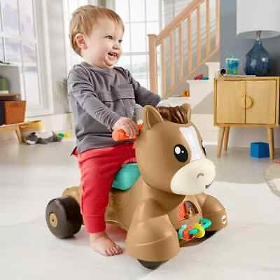 #ad Fisher Price Walk Bounce amp; Ride Pony English amp; French Version C $199.99