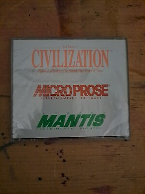 #ad RARE NEW SEALED Sid Meier#x27;s Civilization Mantis XF5700 Experimental Fighter 1992 $240.00