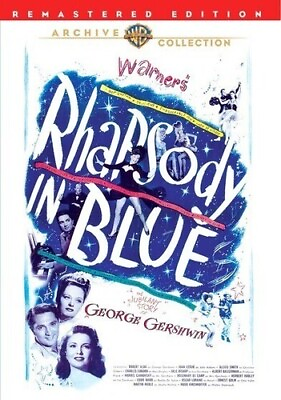 #ad Rhapsody in Blue New DVD Full Frame Rmst Mono Sound $14.04