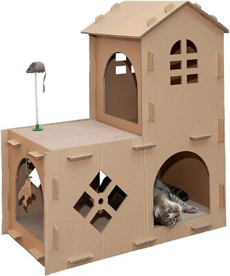 #ad Farmhouse Playground Corrugated Cat Scratcher $69.99